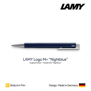 Lamy Logo M+ "Nightblue" Ballpoint Pen - ปากกาลูกลื่นลามี่โลโก้  สีไนท์บลู