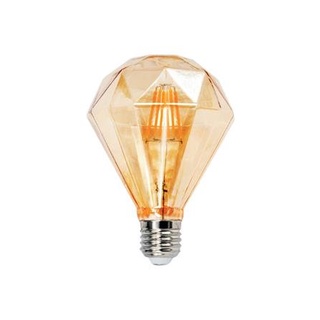 [พร้อมส่ง] HomeDoDee หลอด LED HI-TEK G95 GOLD DIAMOND 6 วัตต์ WARMWHITE E27 สีเหลือง หลอดไฟ LED