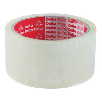 เทปกาว ปิดกล่อง OPP DELVA  2นิ้ว.x100หลา ใส/ชา OPP Packaging Tape