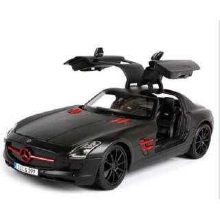 รถโมเดล รถสะสม เปิดประตูปีกนก Mercedes Benz SLS AMG Maisto_31389 1:18