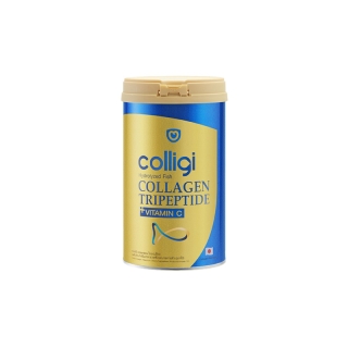 Amado Colligi Collagen [กระปุกทองน้ำเงิน 160 กรัม] อมาโด้ คอลลาเจน ฟื้นฟูผิว ดื่มง่าย ดูอ่อนเยาว์