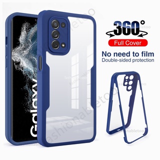 เคสโทรศัพท์มือถือ ซิลิโคนนิ่ม TPU ใส กันกระแทก ป้องกัน 360 องศา สําหรับ Oppo A96 A95 A76 A36 A52 A72 A92 A55 A 55 A 96 A 95 A 76 A 36 4G 5G