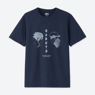 เสื้อยืดสีขาวผู้หญิง - ยูนิโคล่เสื้อยืดแขนสั้นผ้าฝ้ายบริสุทธิ์พิมพ์ลายการ์ตูนญี่ปุ่นMANGA10