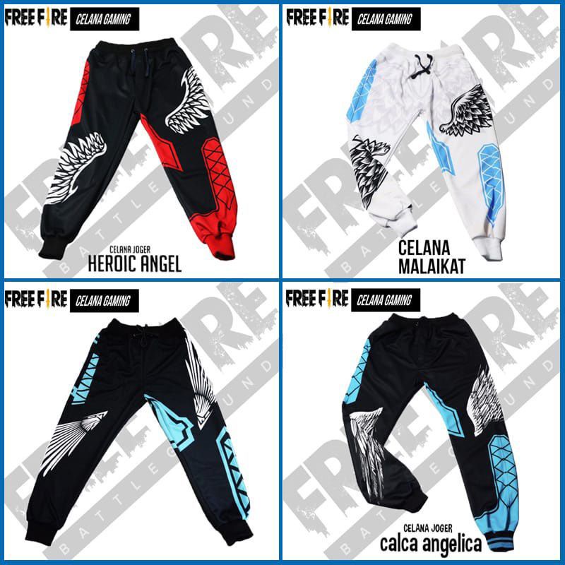 BNL Free Fire Gaming ff กางเกงสําหรับชายเด็กและผู้ใหญ่ Calca Angelica Heroic Angel