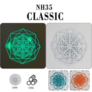 เข็มเรืองแสง สีเขียว สําหรับนาฬิกาข้อมือ NH35 NH36 4R 7S