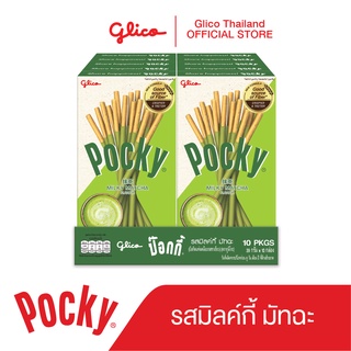 ป๊อกกี้ มิลค์กี้ มัทฉะ Pocky Milky Matcha 39g x 10