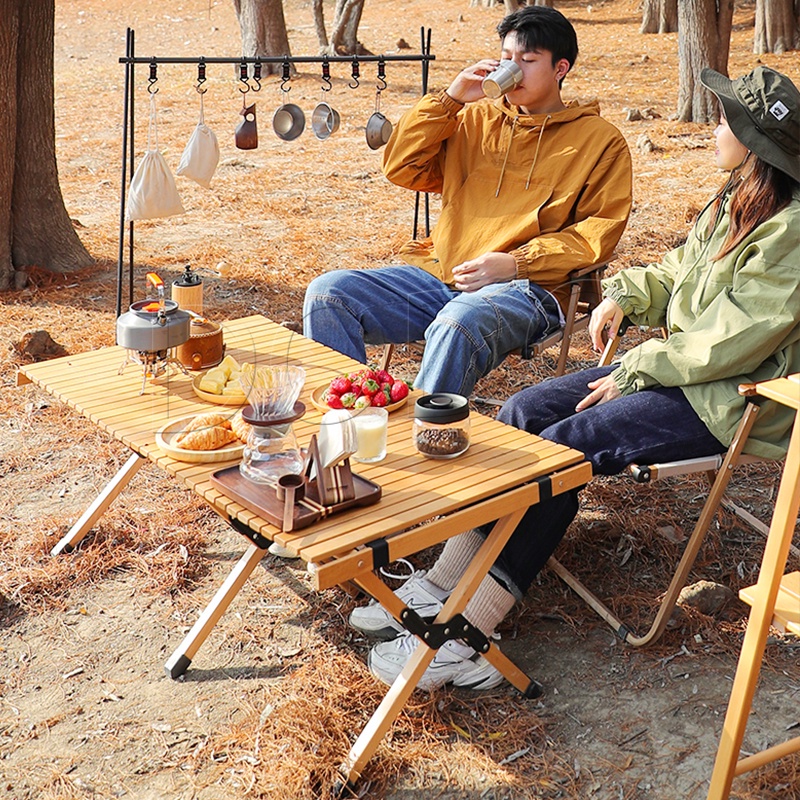 Saleโต๊ะไม้พับได้ โต๊ะไม้สน โต๊ะไม้พับ โต๊ะไม้แคมป์ปิ้ง โต๊ะพับ โต๊ะ ...