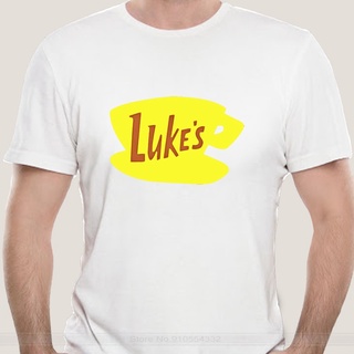 #เสื้อเมนเชิ้ตเสื้อยืด ผ้าฝ้าย พิมพ์ลาย Gilmore Lukes Diner สไตล์วินเทจ แฟชั่นฤดูร้อน สําหรับผู้ชาย และผู้หญิง#เสื้อยืดแ