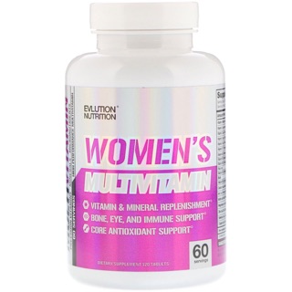 💥pre order 💥🇺🇸EVLution Nutrition Womens Multivitamin, 120 Tablets