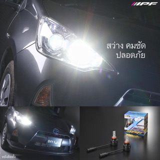 IPF ชุดหลอดไฟหน้า LED สีขาว นำเข้าจากประเทศญี่ปุ่น