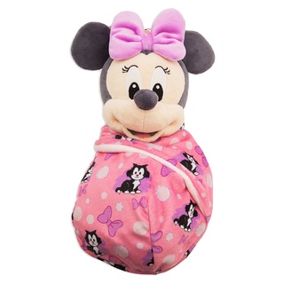 Disney Babies Plush In Pouch - Minnie Mouse ตุ๊กตามินนี่เมาส์ จาก Disneyland พร้อมส่งที่ไทยค่ะ