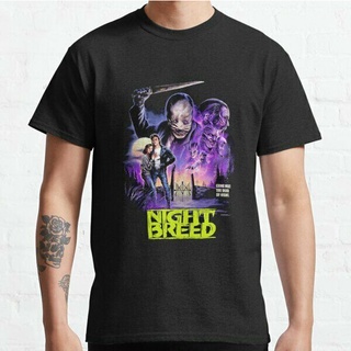 tshirtเสื้อยืดคอกลมฤดูร้อนเสื้อยืดแขนสั้น ลาย Clive Barkers Nighbreed Cabal Cult 1990 สไตล์วินเทจSto4XL