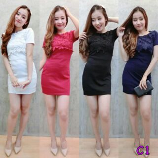 Mini dress ส่งฟรีลทบ//2ชุดฟรีEms