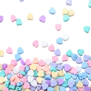 100pcs CCBลูกปัด ลูกปัดอะคริลิค ลูกปัดรักดอกไม้ดาว ลูกปัด สำหรับเครื่องประดับแฟชั่นลูกปัด DIY