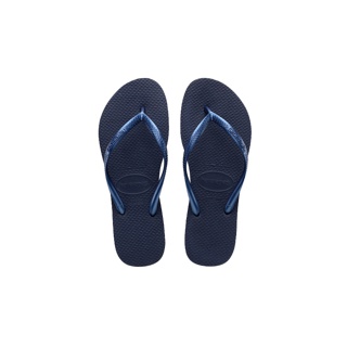 HAVAIANAS รองเท้าแตะผู้หญิง SLIM PREP NAVY BLUE สีน้ำเงินเข้ม 40000300555 (รองเท้าแตะ รองเท้าผู้หญิง รองเท้าแตะหญิง)