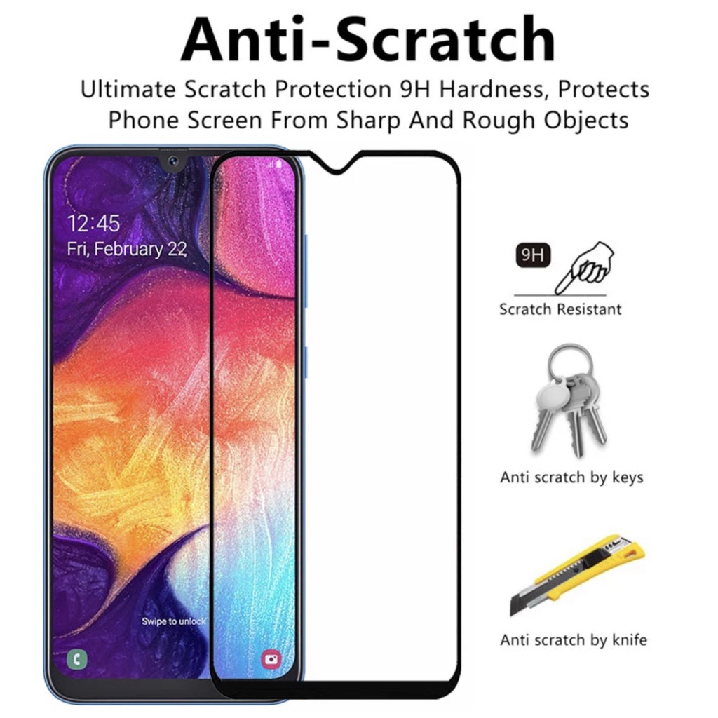 ฟิล์มเต็มจอ Realme C51 C55 C21Y C21 C25 C20 C12 C15 C17 5/5s/5i 5 / 5pro/3/3pro/6/6i/ 6pro/C1/C2/C3 ฟิล์มกระจกแบบเต็มจอ