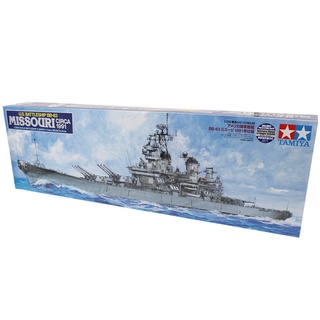 สหรัฐอเมริกา เรือรบ BB-63 Missouri (Circa 1991) TAMIYA 1/350 ชุดโมเดลพลาสติก 78029