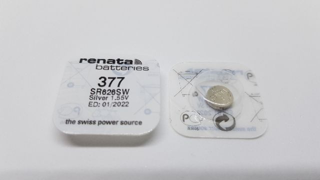 ถ่านนาฬิกา Renata 377 , SR626SW 1.55V