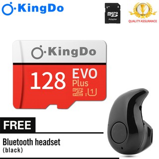 SD CARD（M6-128GB-E1B）SD CARD Kingdo 128 GB MICRO SD CARD (ไมโครเอสดีการ์ด) EVO PLUS CLASS 10 (MB-MC128HA/APC)