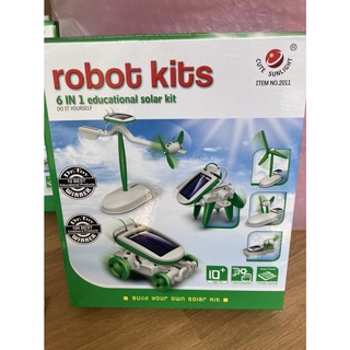 ของเล่น Robot Kits  6in1 DIY ประกอบเอง รุ่นSolar พลังงานแสงอาทิตย์