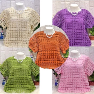 มีอก40-48เสื้อลูกไม้เสื้อผ้าลูกไม้ออกงาน เสื้อลูกไม้ใส่สบาย เนื้อผ้านิ่มมีซับใน ลวดลายลูกไม้สวยงาม ดีไซน์เก๋
