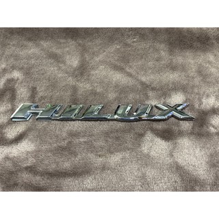 TOYOTA HILUX TIGER ไทเกอร์ LOGO โลโก้ สัญลักษณ์ ยี่ห้อ กระบะ ฝาท้าย แก้มข้าง CAR BADGE TRUCK CHROME โครเมียม สีเงิน