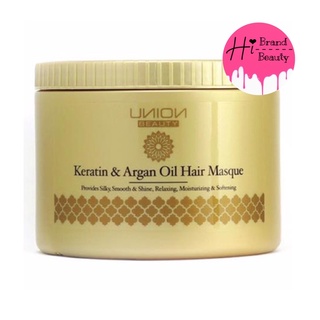 (1,000ml) ทรีทเม้นท์เคราติน ยูเนี่ยน Union Beauty Keratin &amp; Argan Oil Hair Masque