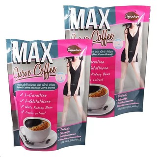 กาแฟ Max Curve Coffee Sugar free (2 ห่อ)