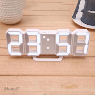 [HOMYL1] Modern Digital LED Table/Wall Hanging Clock 24 Or 12-Hour Display