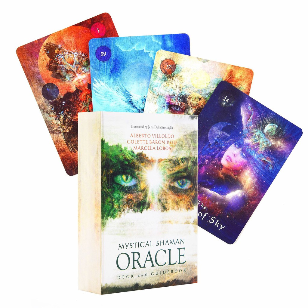 Mystical Shaman Oracle Cards Tarot B5 ชุดใหม ่