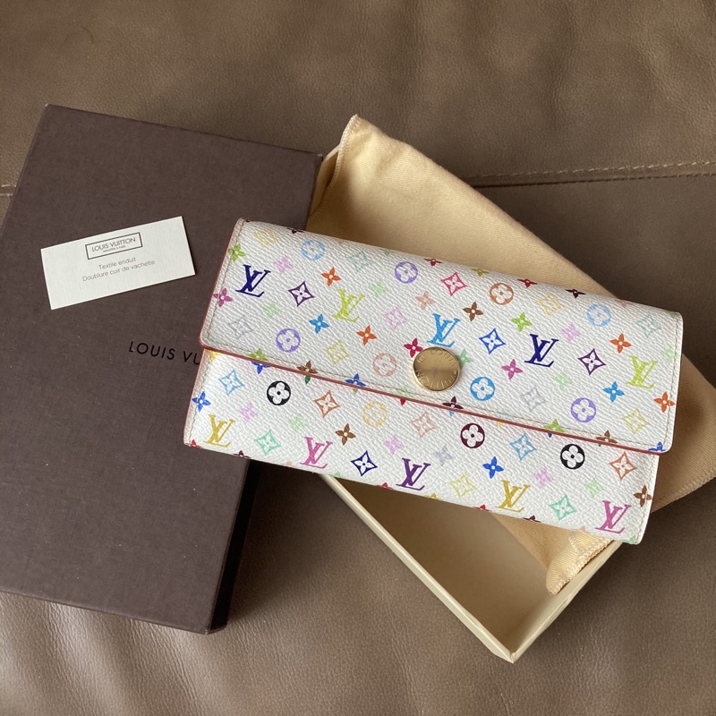 LV Multicolor Sarah Wallet DC12