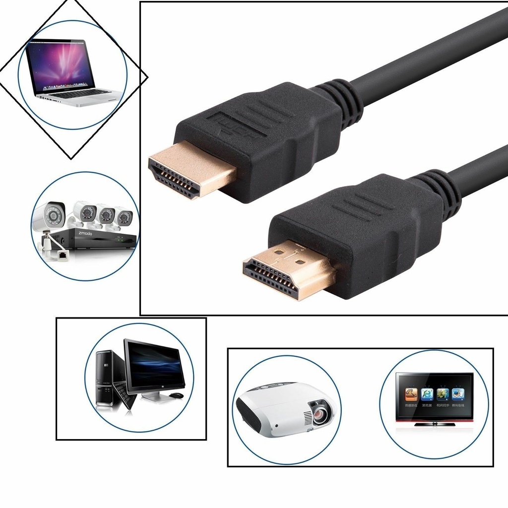 สาย TV hdmi 0.5/1/1.8/3/5/10/15/20 เมตร สายถักรุ่น V1.4