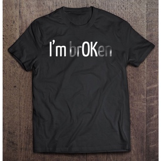 เสื้อยืด ลาย Im Ok Broken