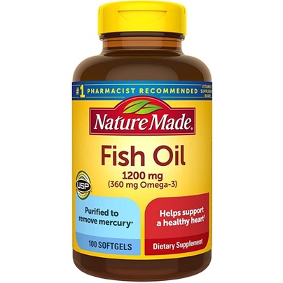 Nature made fish oil🐟🇺🇸 120mg omega-3