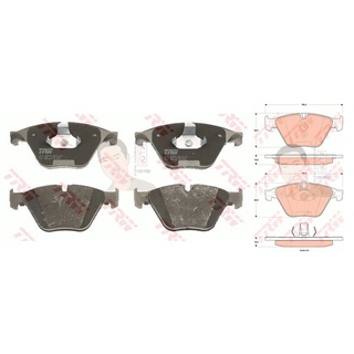 GDB1854 ผ้าเบรค-หน้า(TRW) (เนื้อผ้า COTEC) BMW (F01,F02) 730i, 730d, 740i 08-12 /BMW (F10) 525d 11