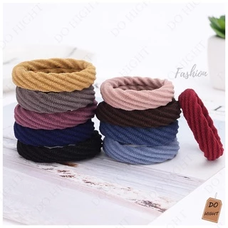 พร้อมส่ง⚡ มีเก็บเงินปลายทาง💸 ยางรัดผม สไตล์เกาหลี คละสี (ราคาต่อ 1 ชิ้น) : Do hight