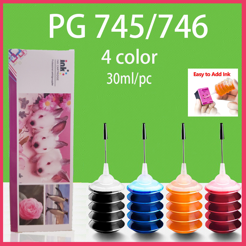 PG 745 CL 746 หมึก PG 745XL CL 746XL ดำ PG745XL CL746XL หมึกรีฟิลเหมาะสำหรับ Canon  MG2470 MG2570 MG