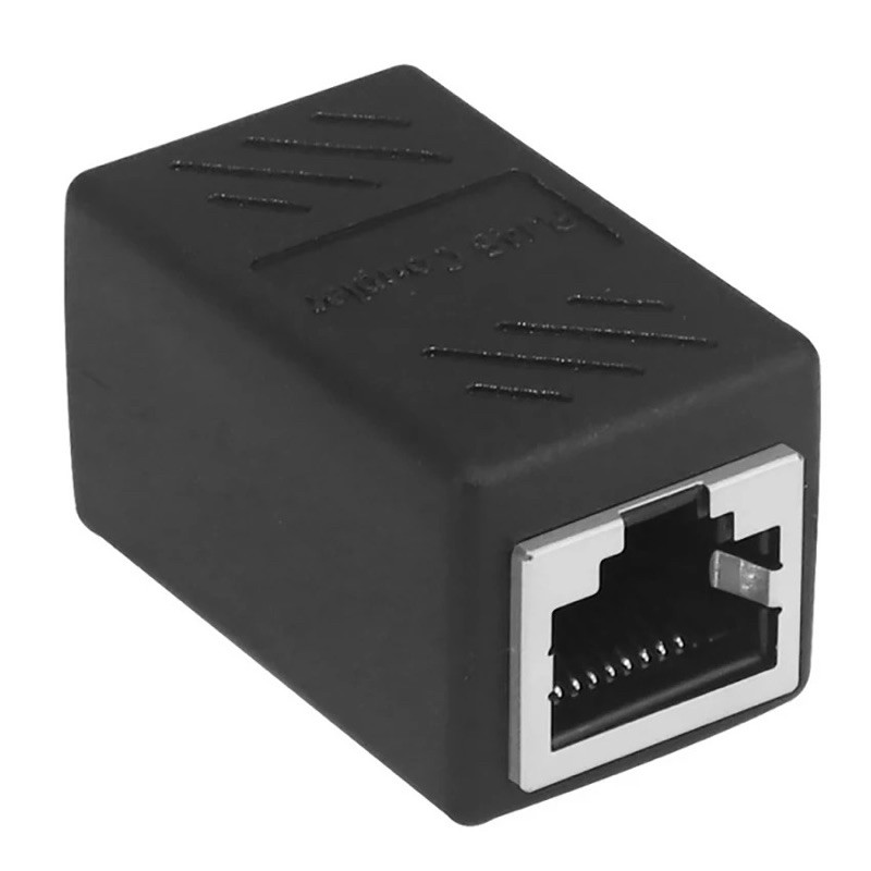 หัวต่อสายแลนRJ45 หญิงหญิงเครือข่ายLAN Splitter Connector