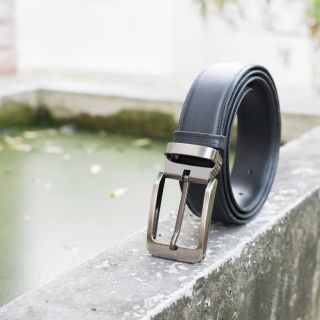 Hommes belt genuine leather belt black