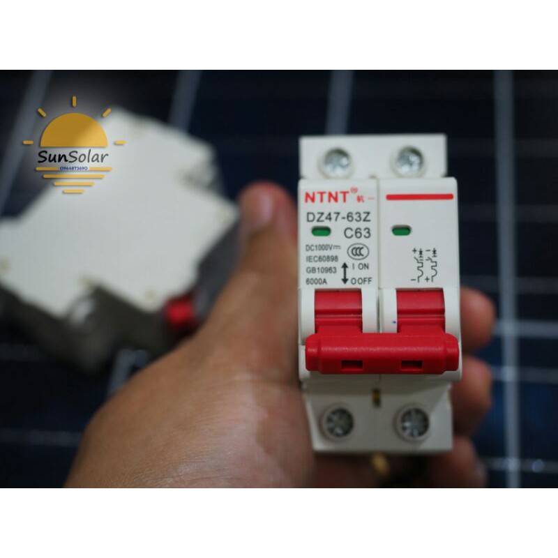 DC เบรกเกอร์ 63A dc breaker 63a 2p