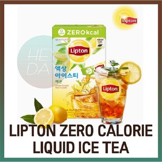 [Lipton] Zero Calorie Ice Tea Peach 20 แท่ง / ชาน้ําแข็งเหลว เลม่อน / อาหาร / ชาผลไม้ / สุขภาพ