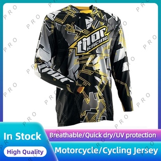 【COD】 พร้อมส่ง Thor MotocrossTop เสื้อยืด ระบายอากาศ Downhill สําหรับจักรยานเสือภูเขา