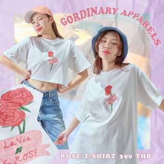 Gordinary Apparels : Rose t-shirt crop/oversized