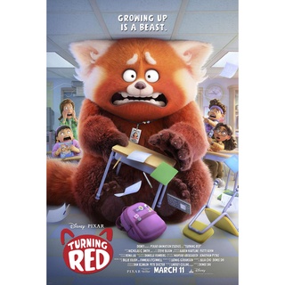 โปสเตอร์หนัง Turning Red เทรนนิ่ง เรด แอนิเมชัน Movie Poster ภาพติดผนัง โปสเตอร์ติดผนัง ตกแต่งบ้าน รูปติดห้อง ของสะสม