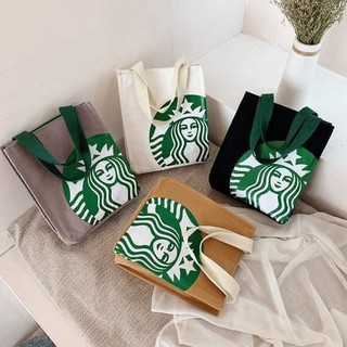 กระเป๋าถือ Starbucks 4 สีใหมล่าสุด (งานcop)