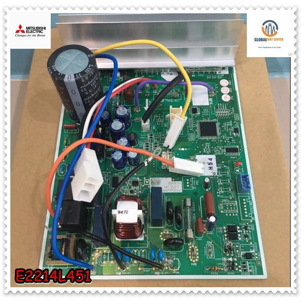 ขายอะไหล่ของแท้/เมนบอร์ดคอยล์ร้อนมิตซูบิชิ/E2214L451/INVERTER P.C.BOARD/MUY-KS09VF-TH1/MITSUBISHI