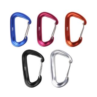 ✿ 7075 Aviation Aluminum D Shape Carabiner 12KN Hammock Safety Buckle Rock Climbing Yoga Hang Buckle