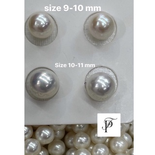 Freshwater Studs Earring size 9-10 , 10-11 mm💖💖