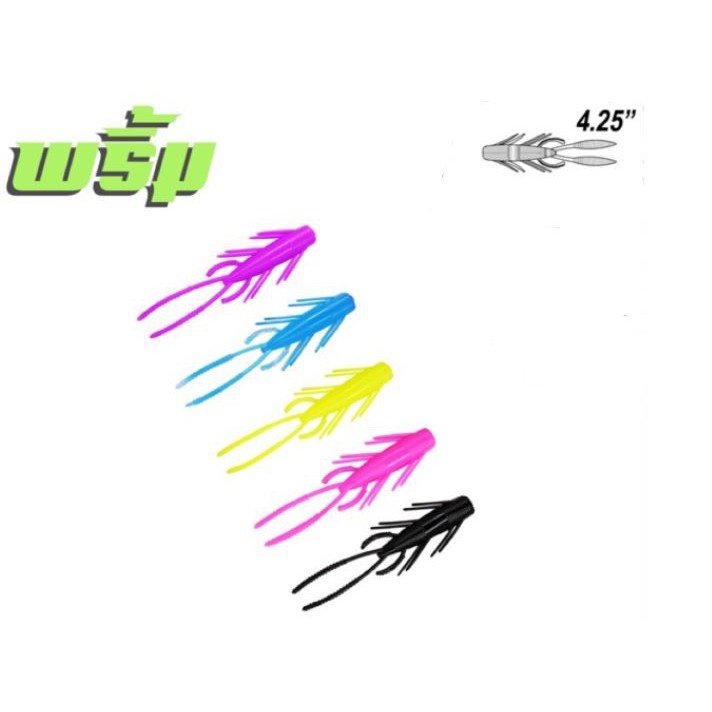 เหยื่อยาง พริ้ม ลัวร แมลงก้นแซ่บ Primp Lure แซ่บ x 2 TSF หนอนยาง ปลายาง แนะนำเบ็ต #4/0
