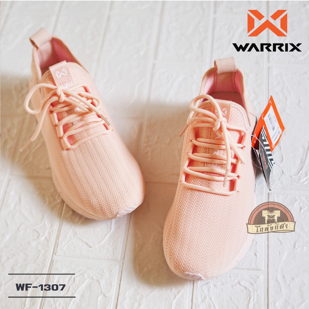 WARRIX รองเท้า รองเท้าวิ่ง Running WF-1307 สีชมพู วาริกซ์ วอริกซ์ ของแท้ 100%